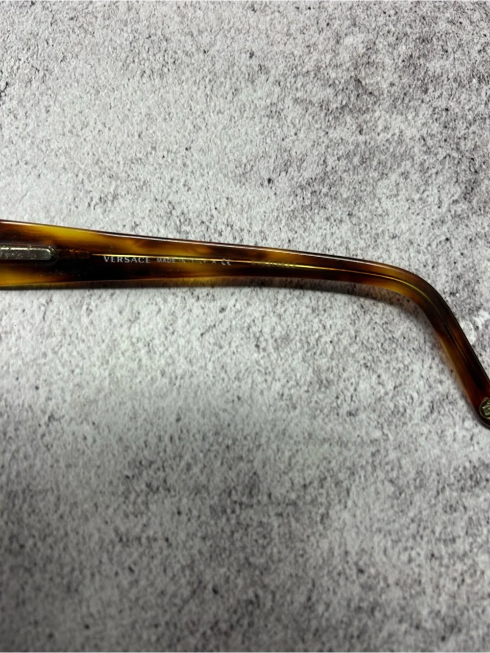 Versace MOD 1160 Eyeglasses 53-16-130 Gold Tortoise Prescription Made in Italy